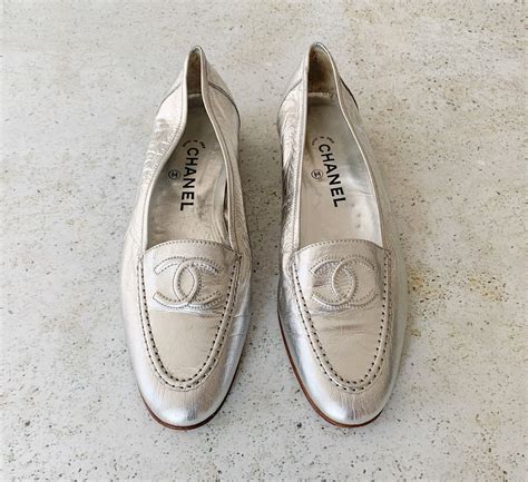 vintage chanel loafers.